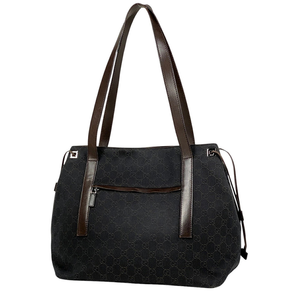 Gucci GG tote bag shoulder canvas dark brown - Picture 1 of 7